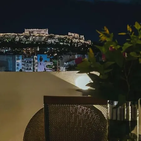 Ferienwohnung Exquisite Penthouse With Breathtaking Acropolis Panorama View Athen Exterior foto